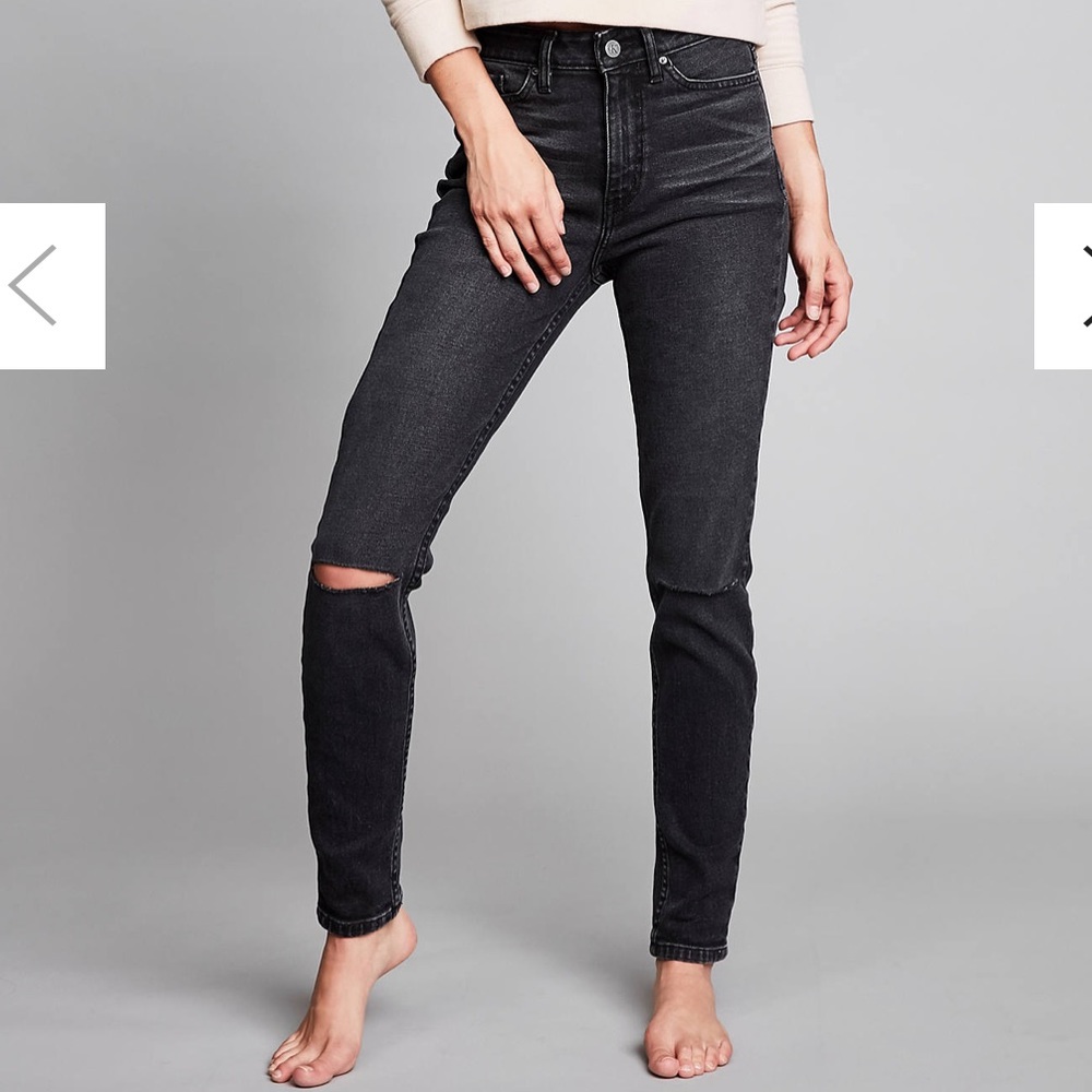 CK skinny high rise legging jean in black size 27